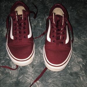 Vans, only worn once.